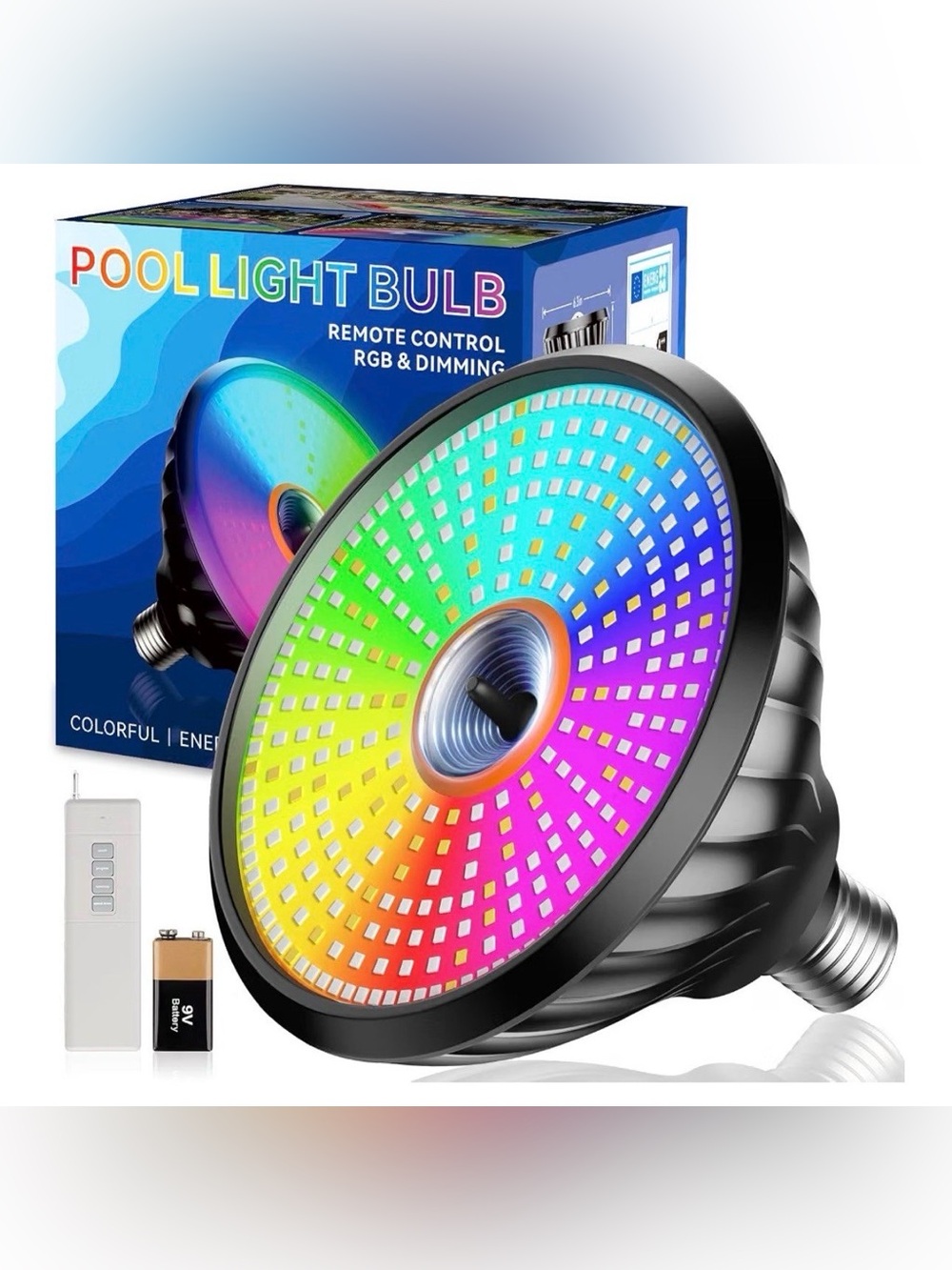 Pool Light Bulb, 120V 90W Color LED Pool Lights for Inground Pools